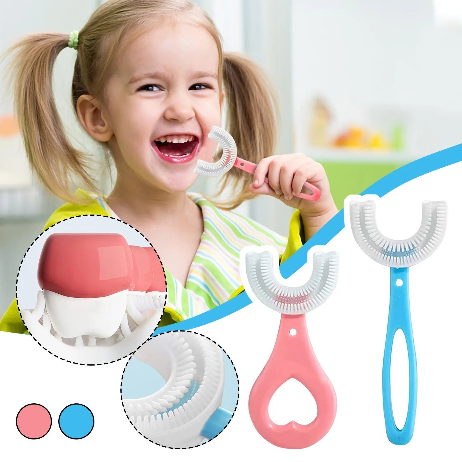 Easy-Fit Brush™ | Brosse à dents en U - L'Univers de Bébé & Maman